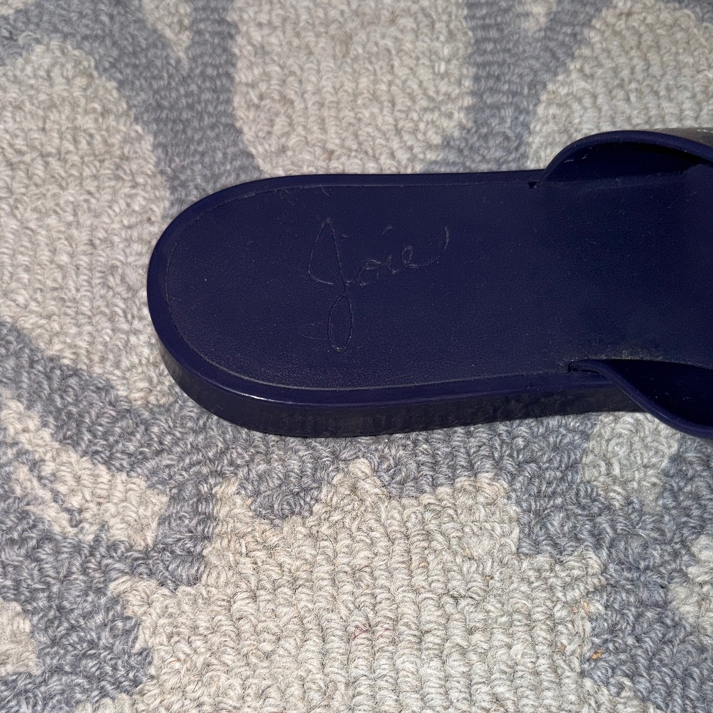 Joie Navy Blue Women's Slide Sandals 39 8.5 8 1/2 - Picture 2 of 5